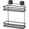 2 Tier Shower Caddy  Black
