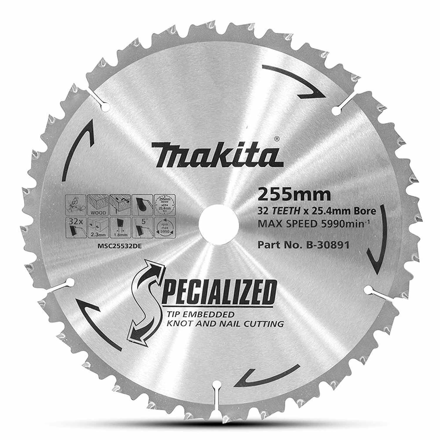 Knot and Nail Cutting Saw Blade