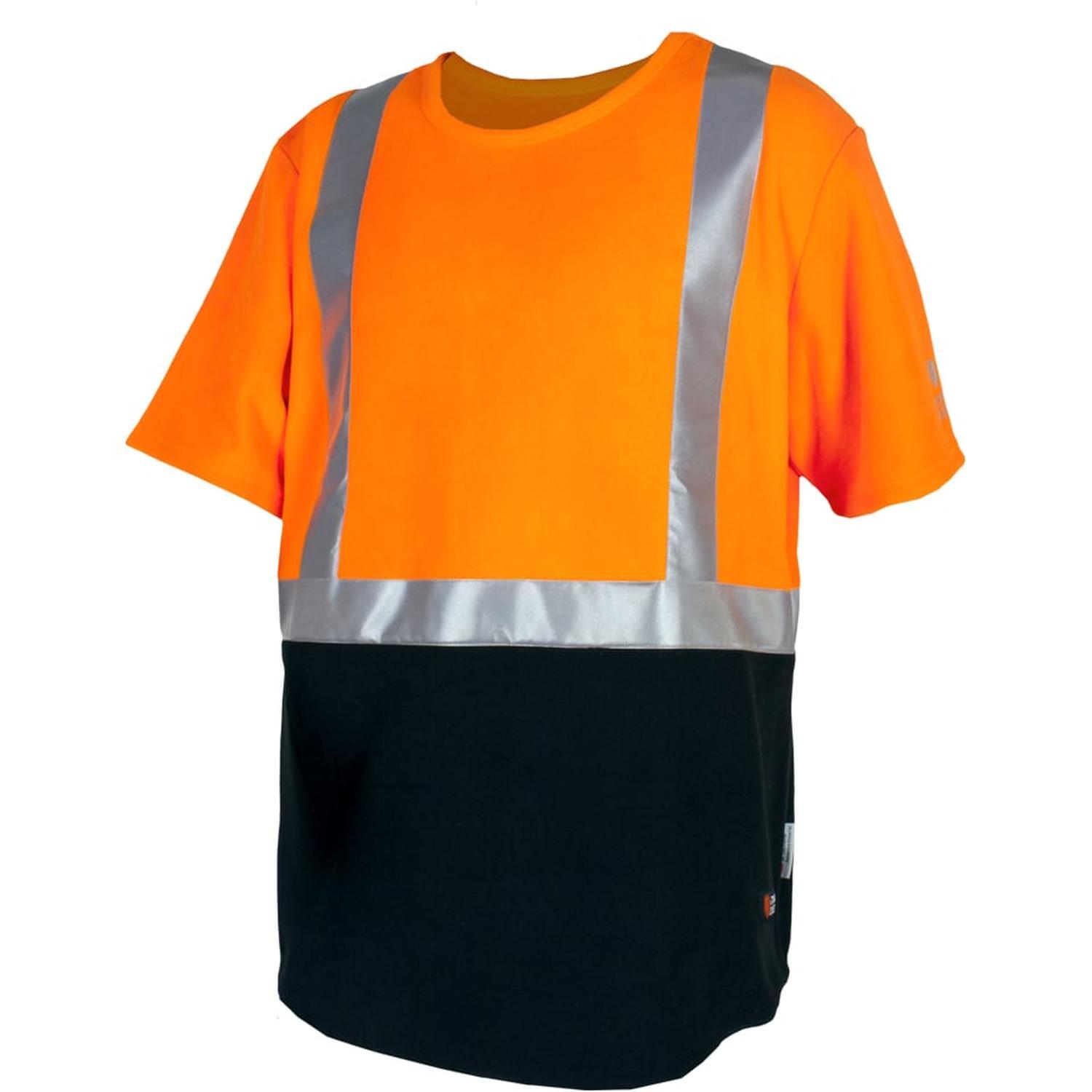 Bush Tee 3XL Orange/Black