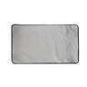 Heat Proof BBQ Deck and Lawn Protector Rectangle 90cm Silver