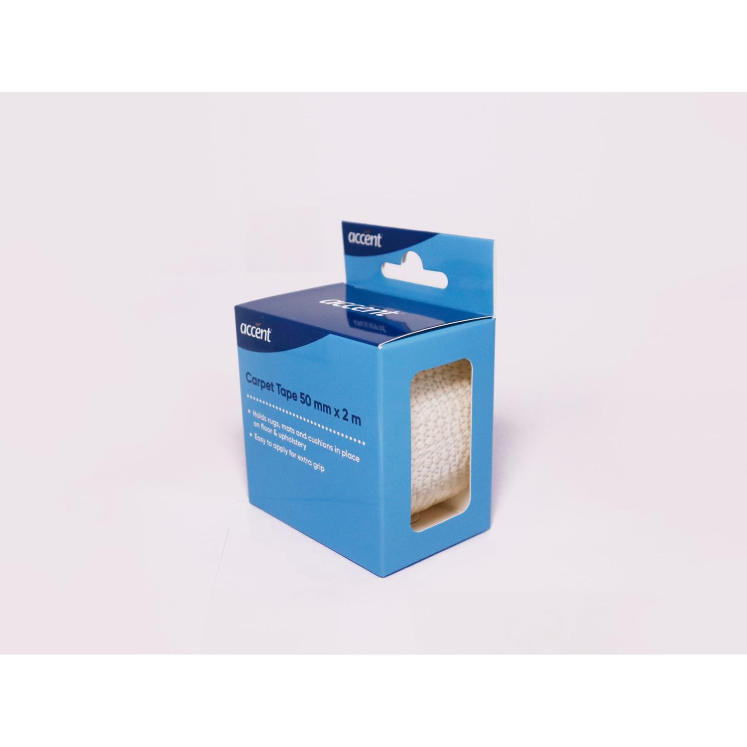 Carpet Tape Accent 50mm x 2m White