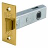 Tubular Latch 57mm (76mm case) Polished Brass Finish