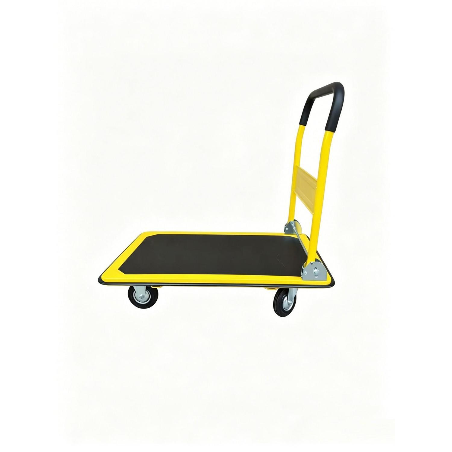 300Kg Steel Platform Hand Truck 300kg Yellow/Black