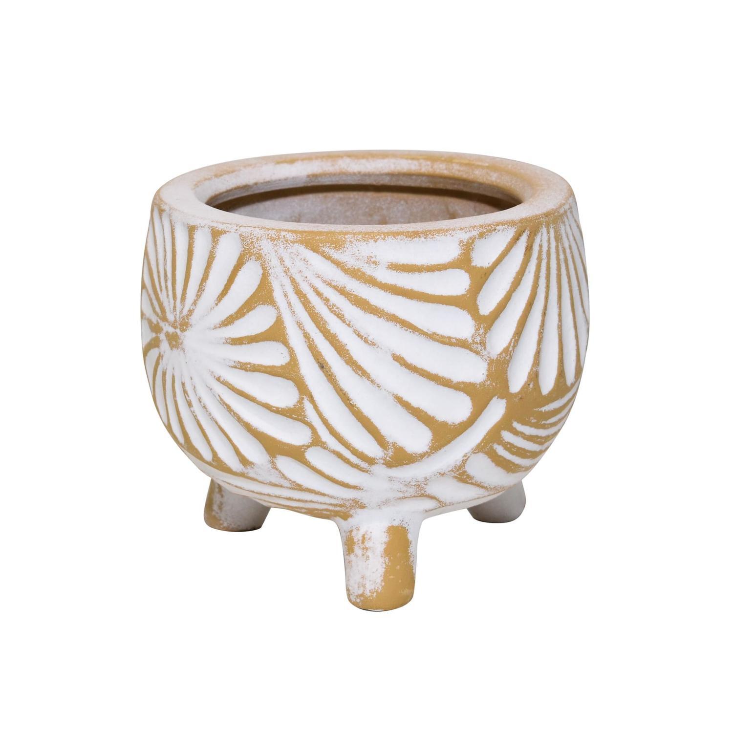 Indoor Ceramic Pot on Feet