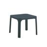 Vivid Outdoor Resin Side Table Charcoal