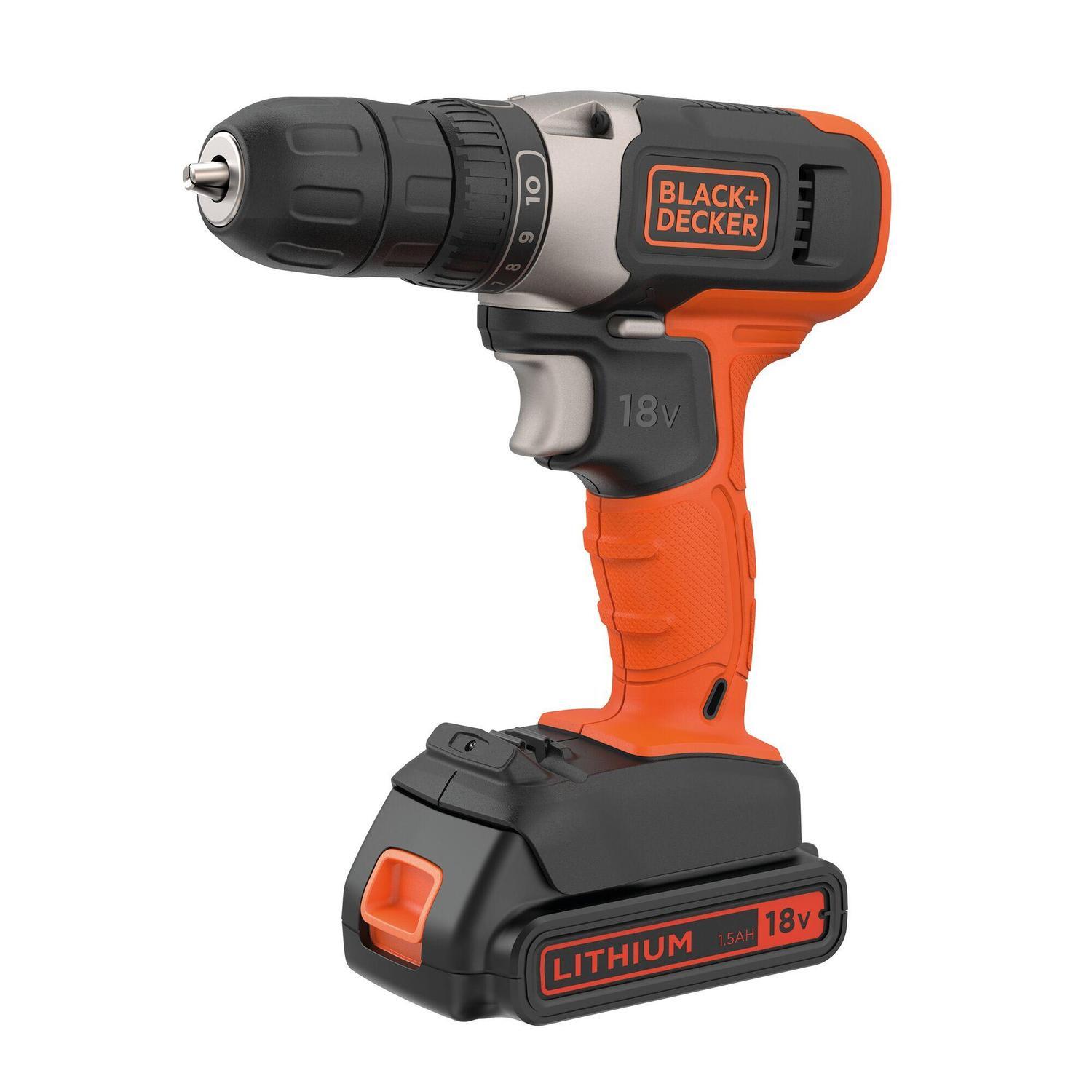 18V POWERCONNECT Cordless Drill Driver Kit with 1.5Ah Battery