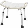 Bath Stool H: 420-600mm, W: 510mm, D: 310mm White