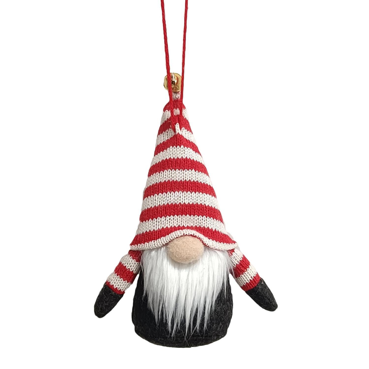 Christmas Gnome Decoration Mr Santa Claus Red