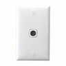 Standard GF Coax Outlet 114 x70mm White
