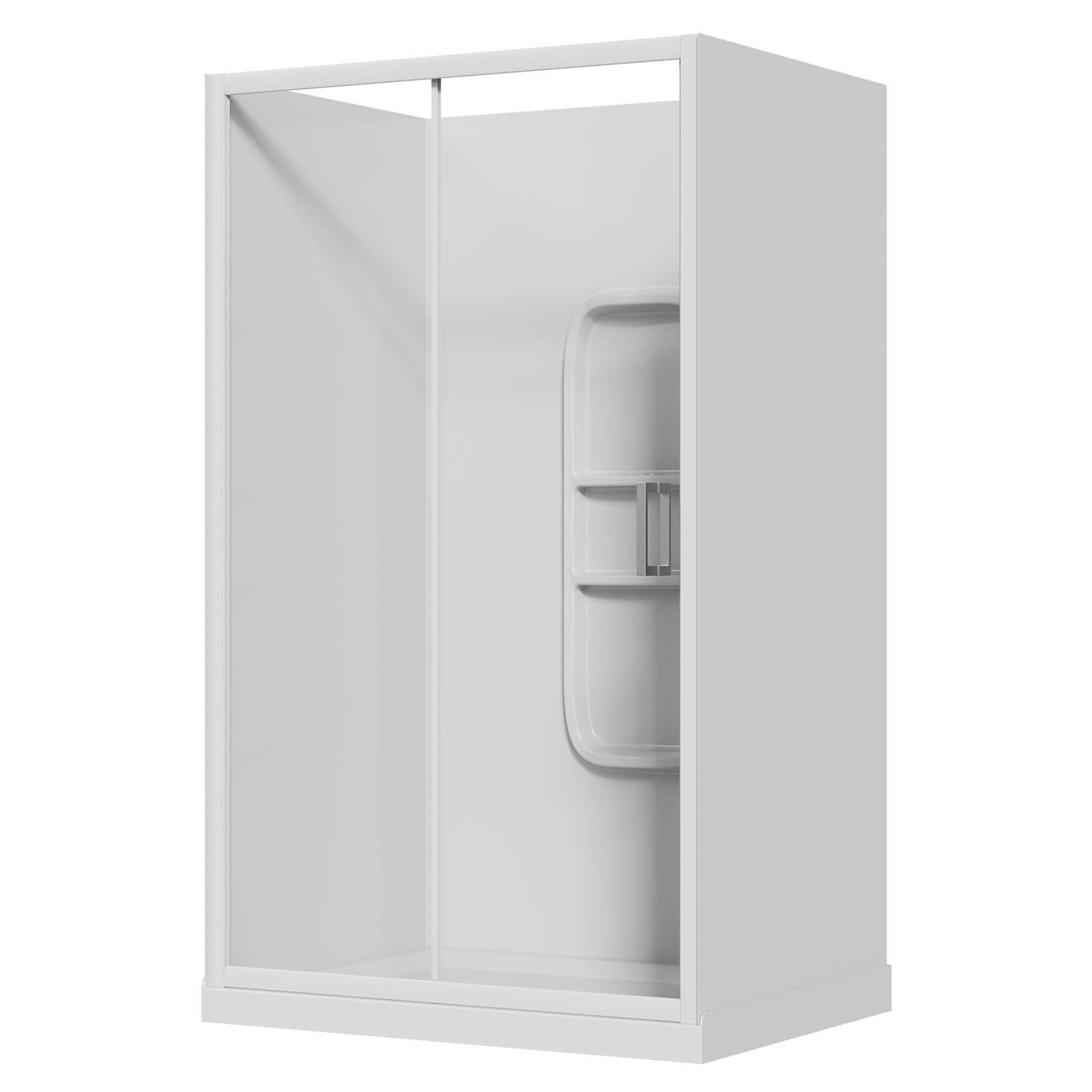 Alcove Side Mould Acrylic Shower 1200 x 900 x 2015mm White