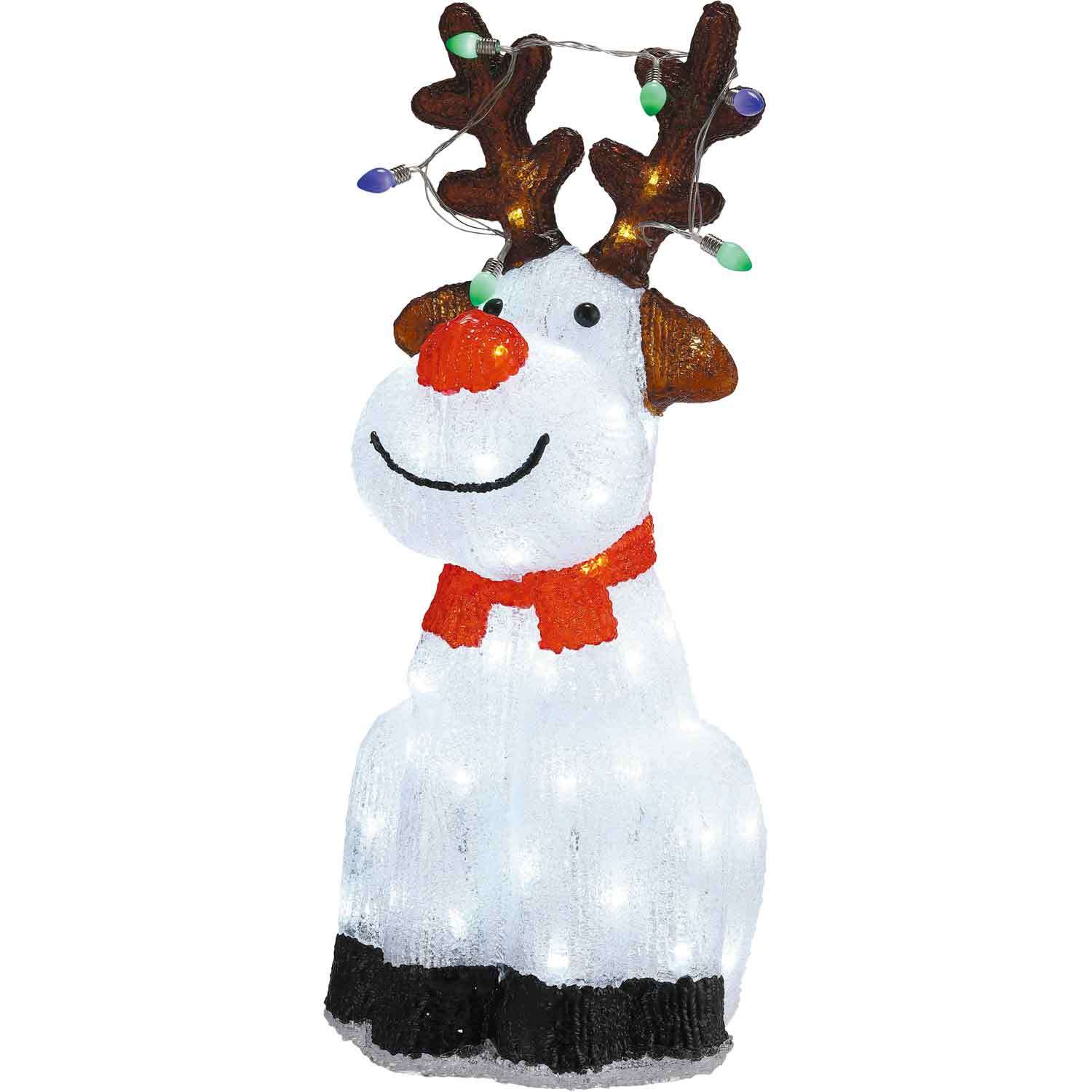 Acrylic Festive Reindeer