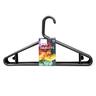 Plastic Coat Hangers H: 230mm, W: 419mm, D: 51mm Assorted Colours