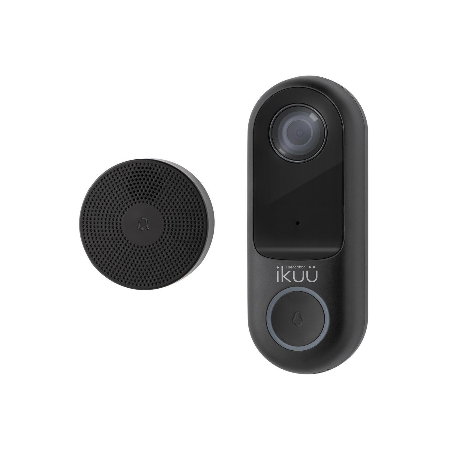 Smart Wi-Fi Video Doorbell  Black