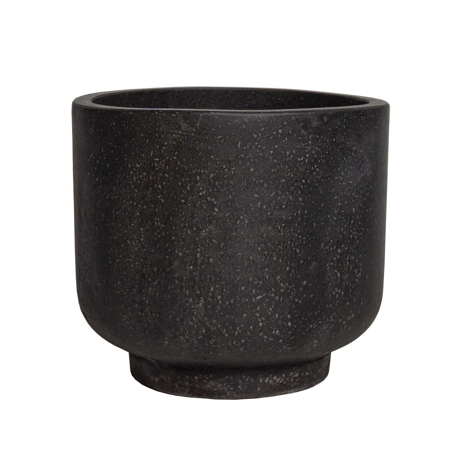 Cup Terrazzo Pot L Black