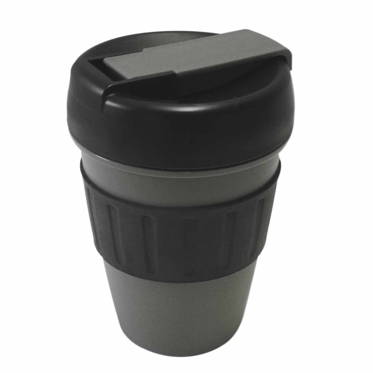 Nouveau | Coffee Mug 450ml Grey & Black | Mitre10