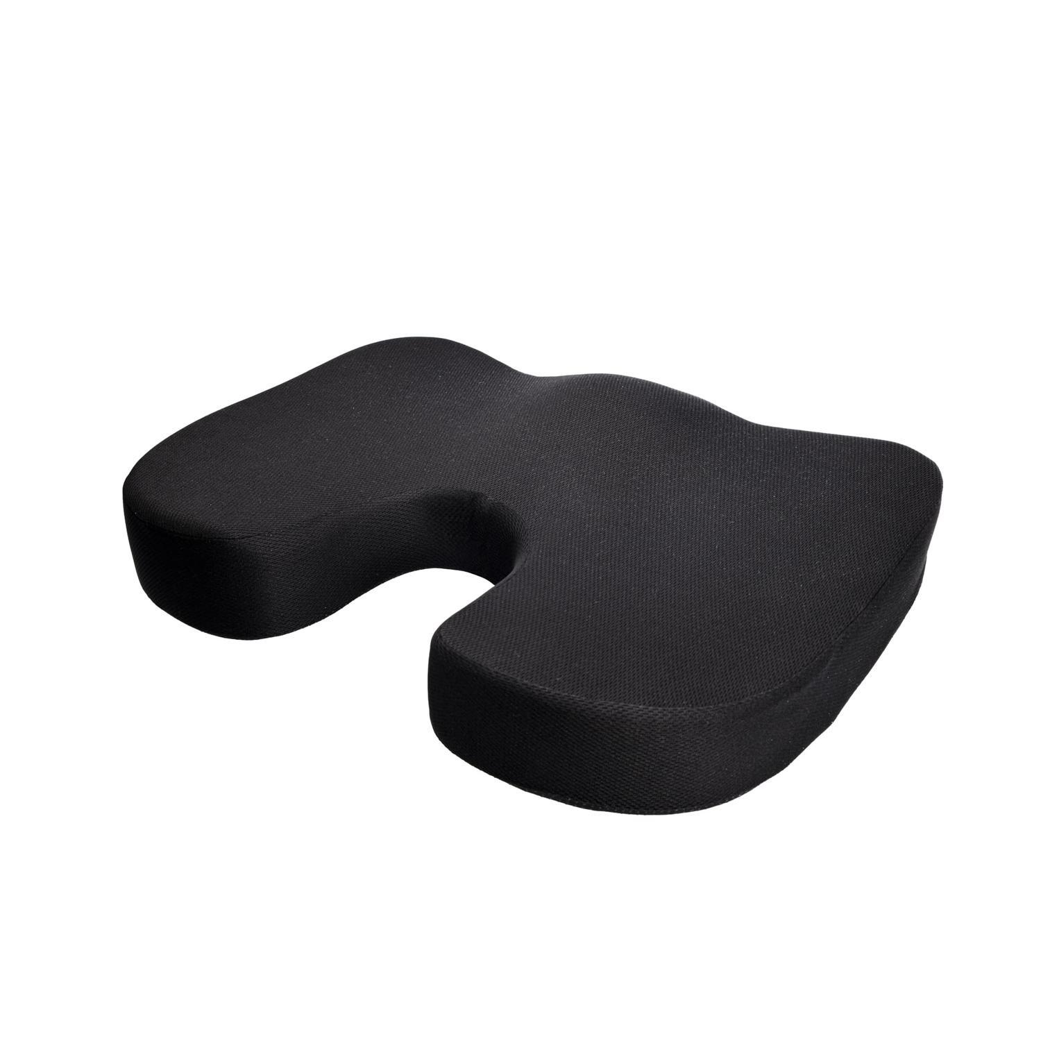 Car Seat Cushion H: 340mm, W: 450mm, D: 70mm Black
