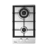 30cm Gas Hob Two Burners Stainless Steel