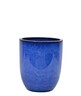 Glazed Corsica Ceramic Pot Medium Royal Blue