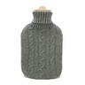 Hot Water Bottle with Knit Cover 2 litre Assorted Colours