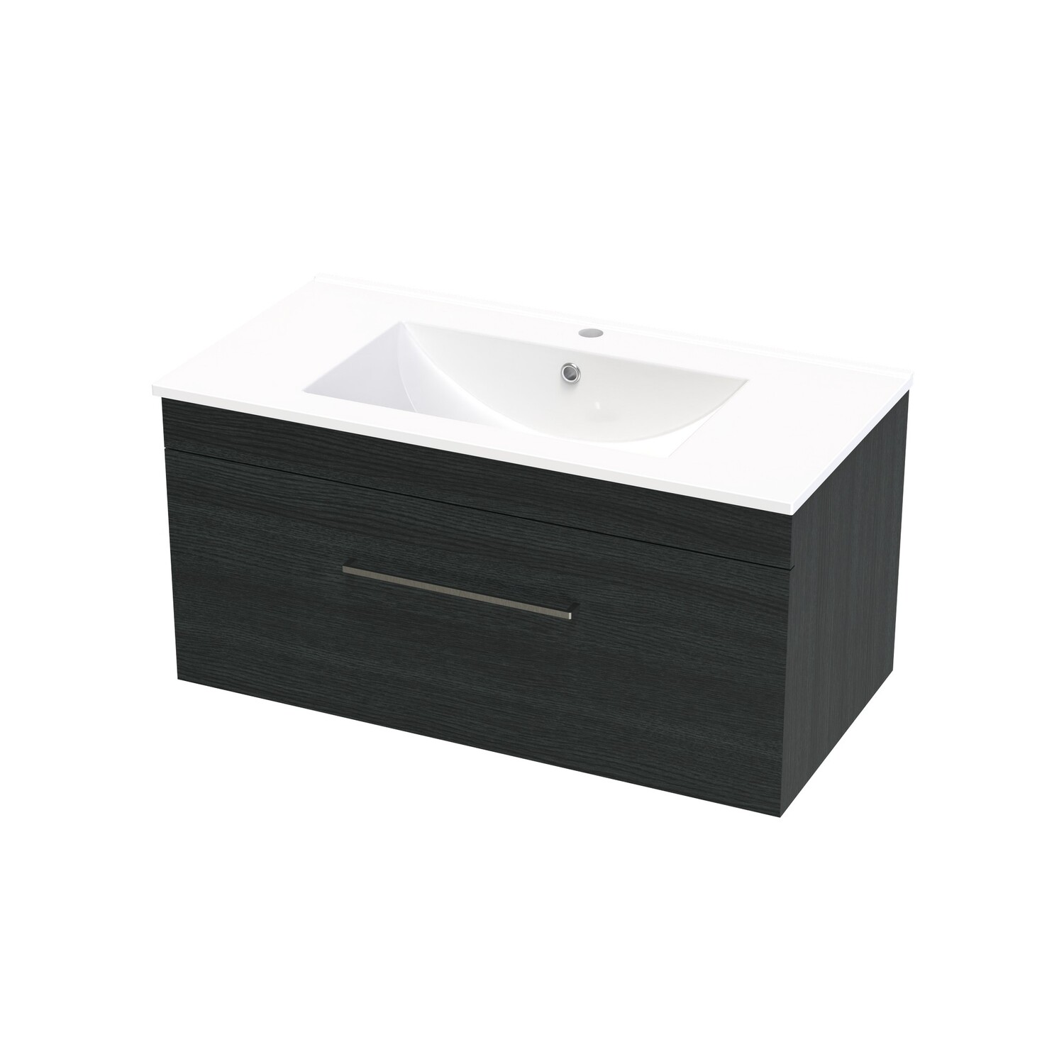 Cashmere Single Drawer Wall Hung Vanity