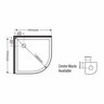 Round Shower Flat Wall