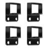 Aluminium Perimeter/Balustrade Bottom Rail Panel Bracket, Pack of 4