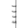 Extension Shower Caddy 1.5m-2.45m Black