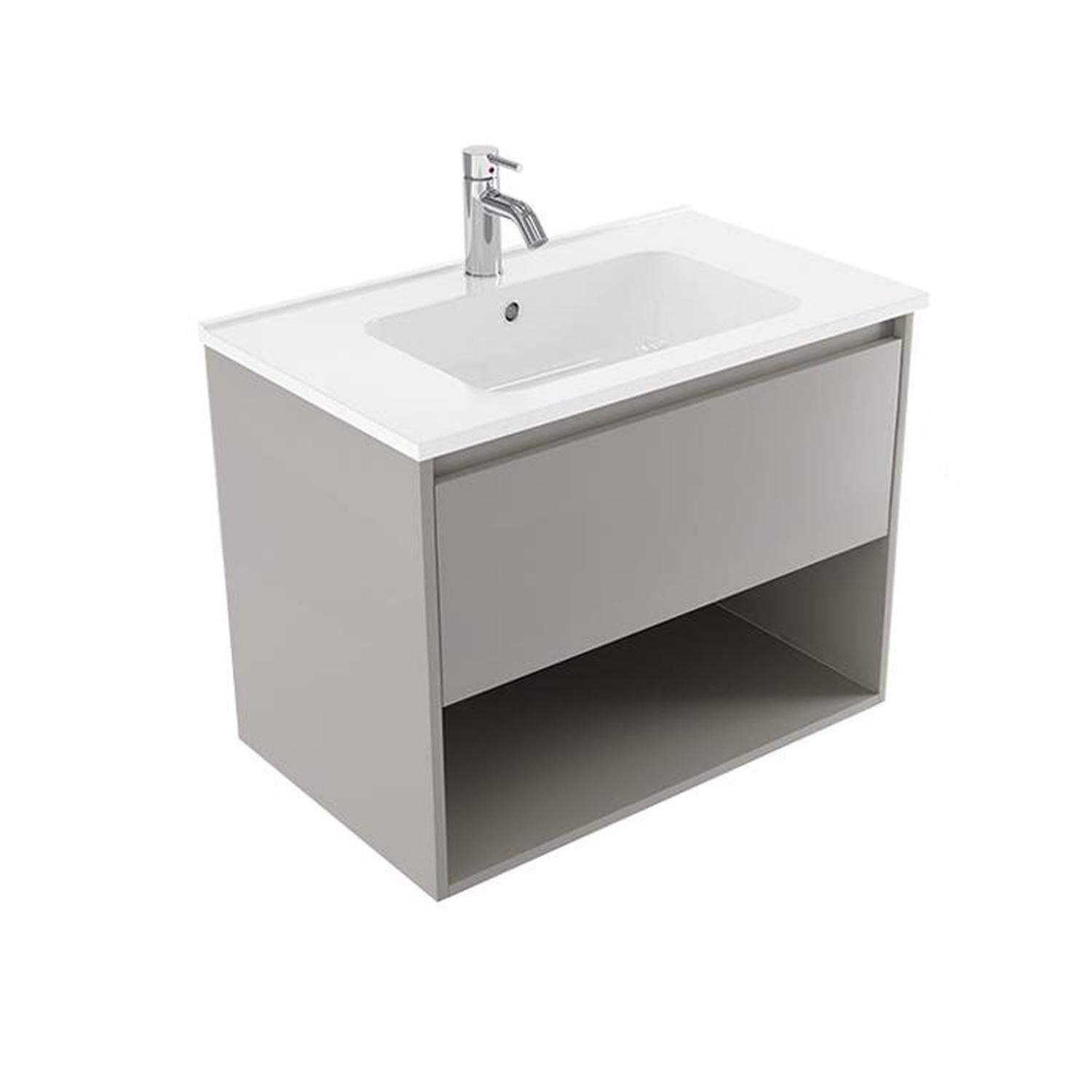 Wall Vanity 750mm Grey