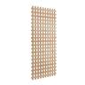 Square SS Trellis Unframed. 38x12 Premium Lath.