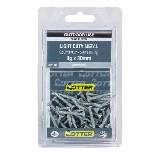 Light Duty Metal Screws