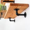 Shelf Bracket 126 x 95 x 65mm Black