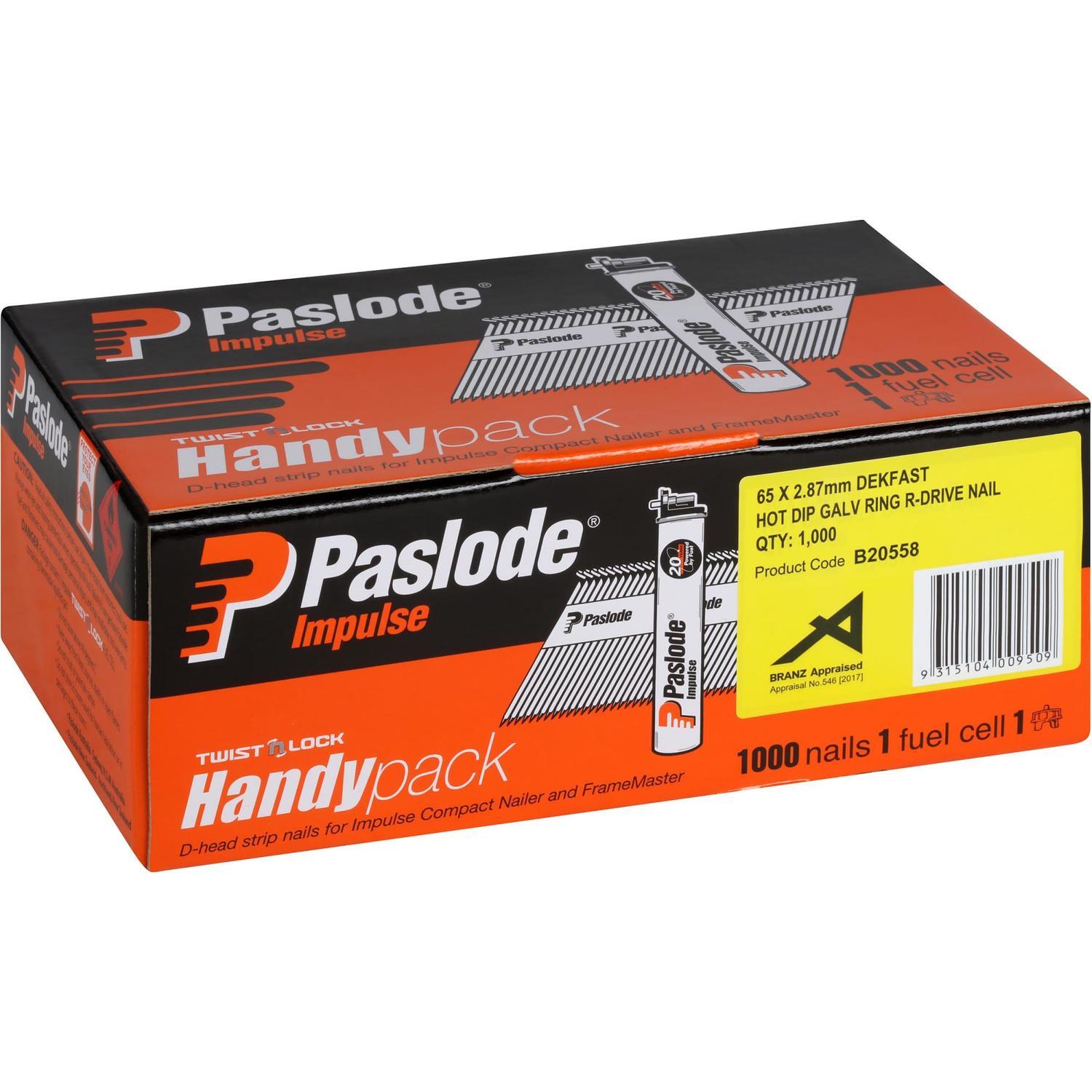 Collated Nails DekFast Handy Pack with Fuel Cell