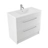 Calais Floor Standing Vanity 900mm White