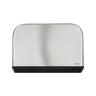 Ceramic Bathroom Heater Stainless Steel H:254mm, W:356mm, D:115mm