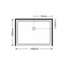 Luxury 2000 Frameless Shower - Alcove Right-Hand Fixed