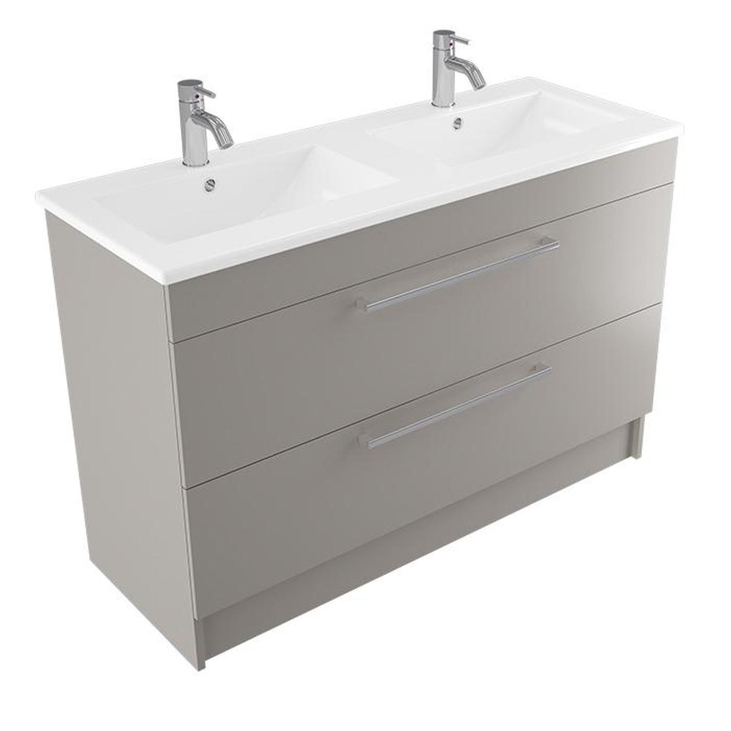 Calais Floor Vanity 1200mm Dawn Grey