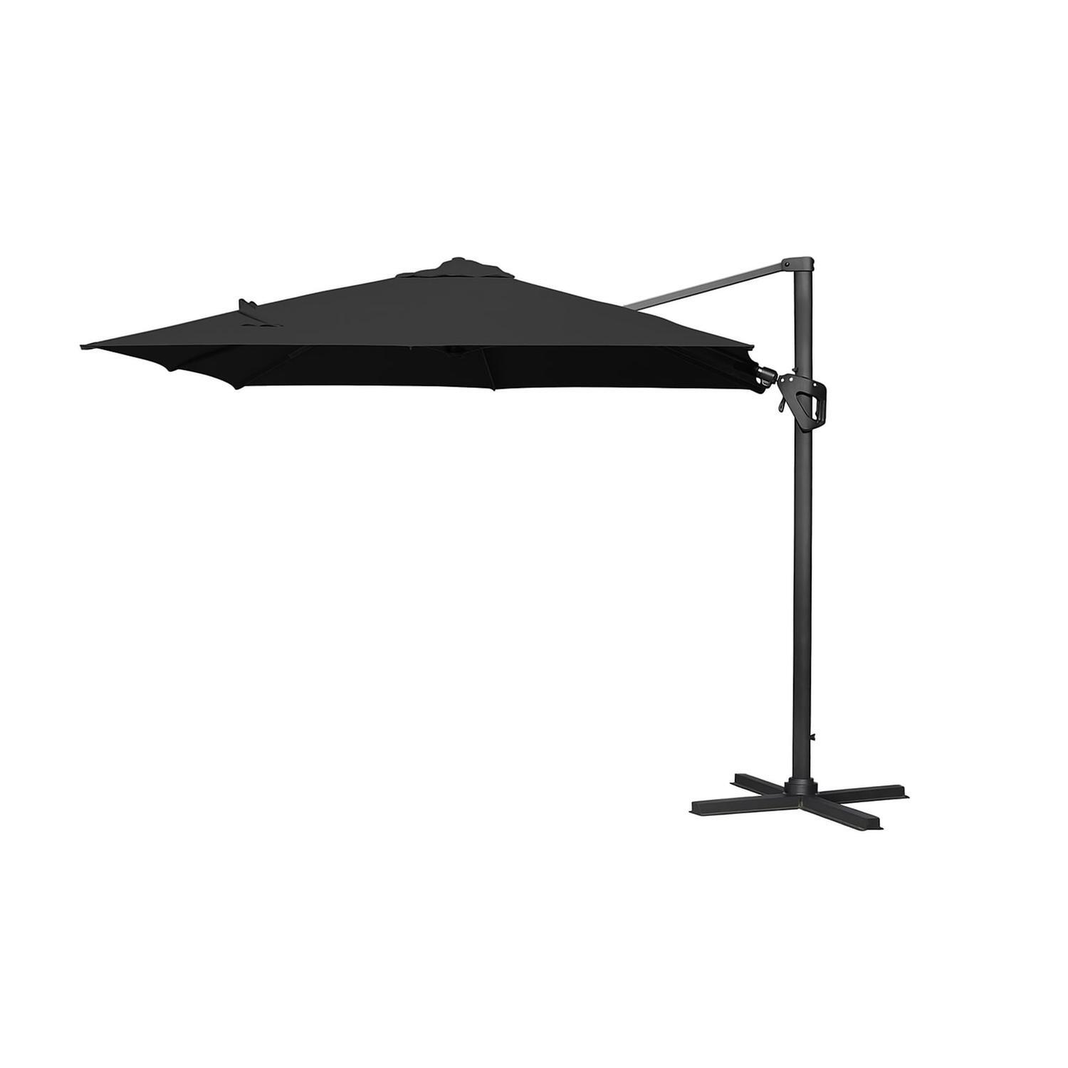 Cantilever Umbrella 3m Square Charcoal