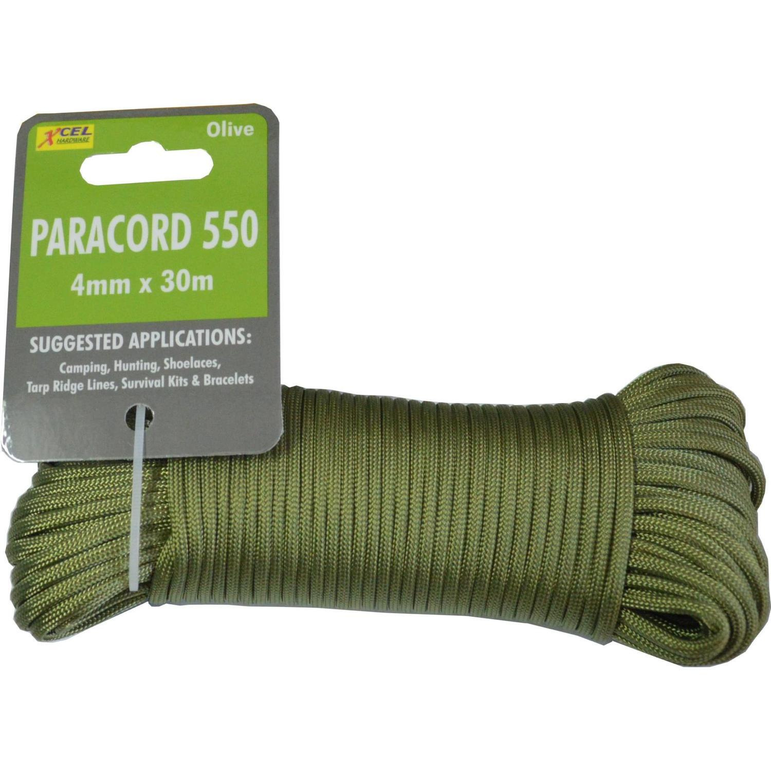 Paracord 551 4mm x 30 metres Olive Green