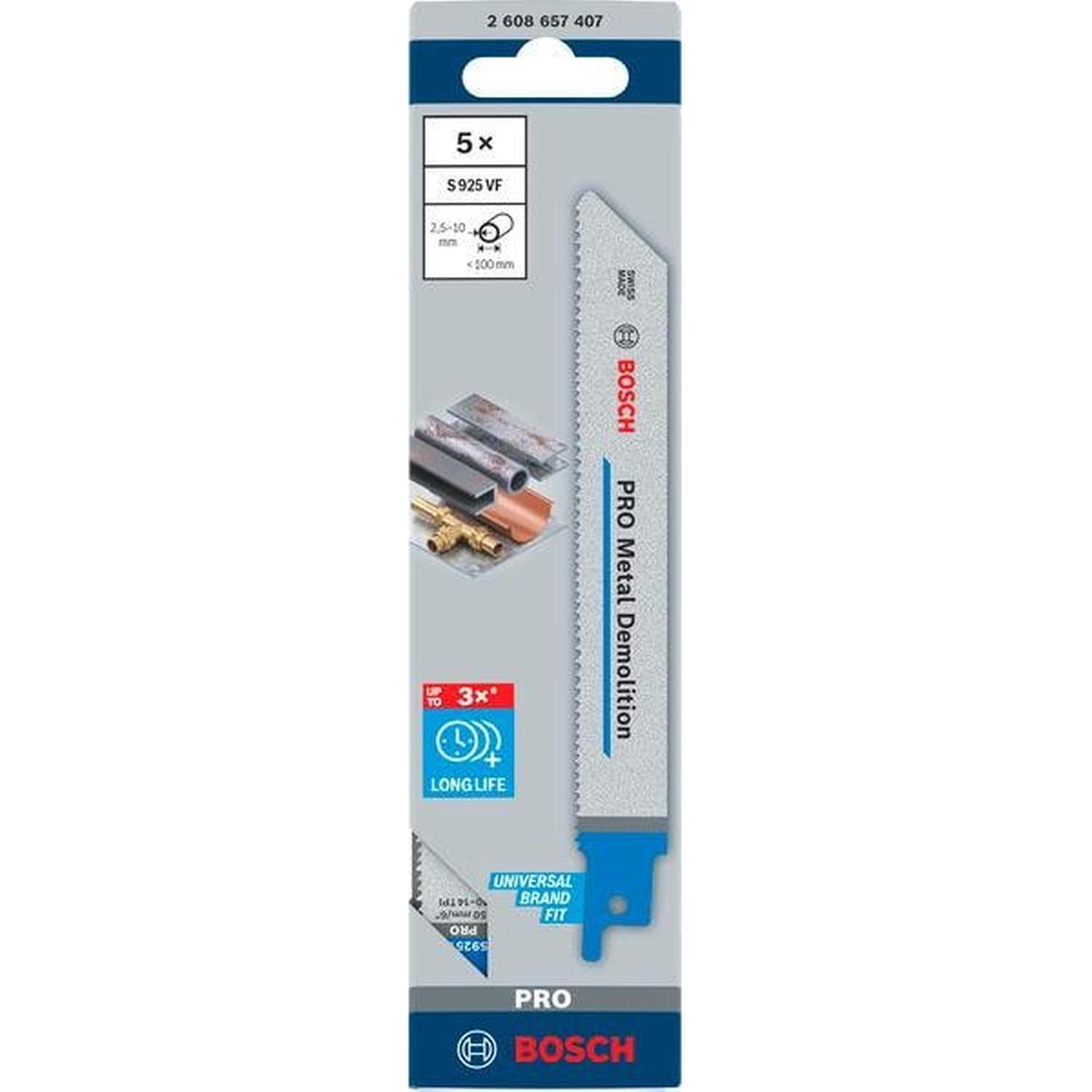 Recip Blade Thick Metal Demolition 5PK 150mm
