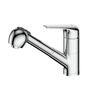 Helix Pull Out Sink Mixer  Chrome