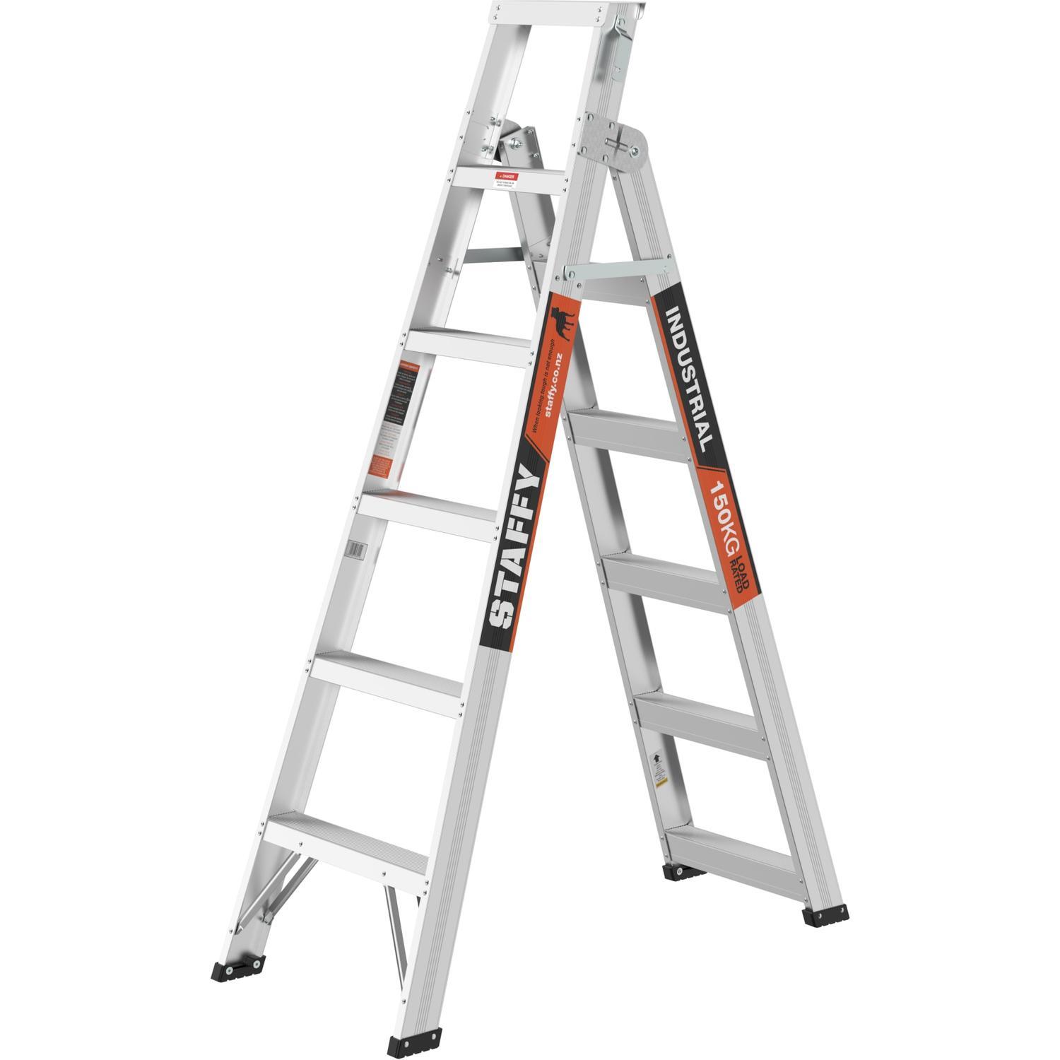Dual Purpose Ladder 6 Step Aluminium