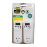 Slimline Digital Timer Twin Pack Double Pole
