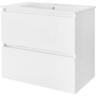 Cinna Wall Hung or Floor Standing Vanity with Basin 750mm White