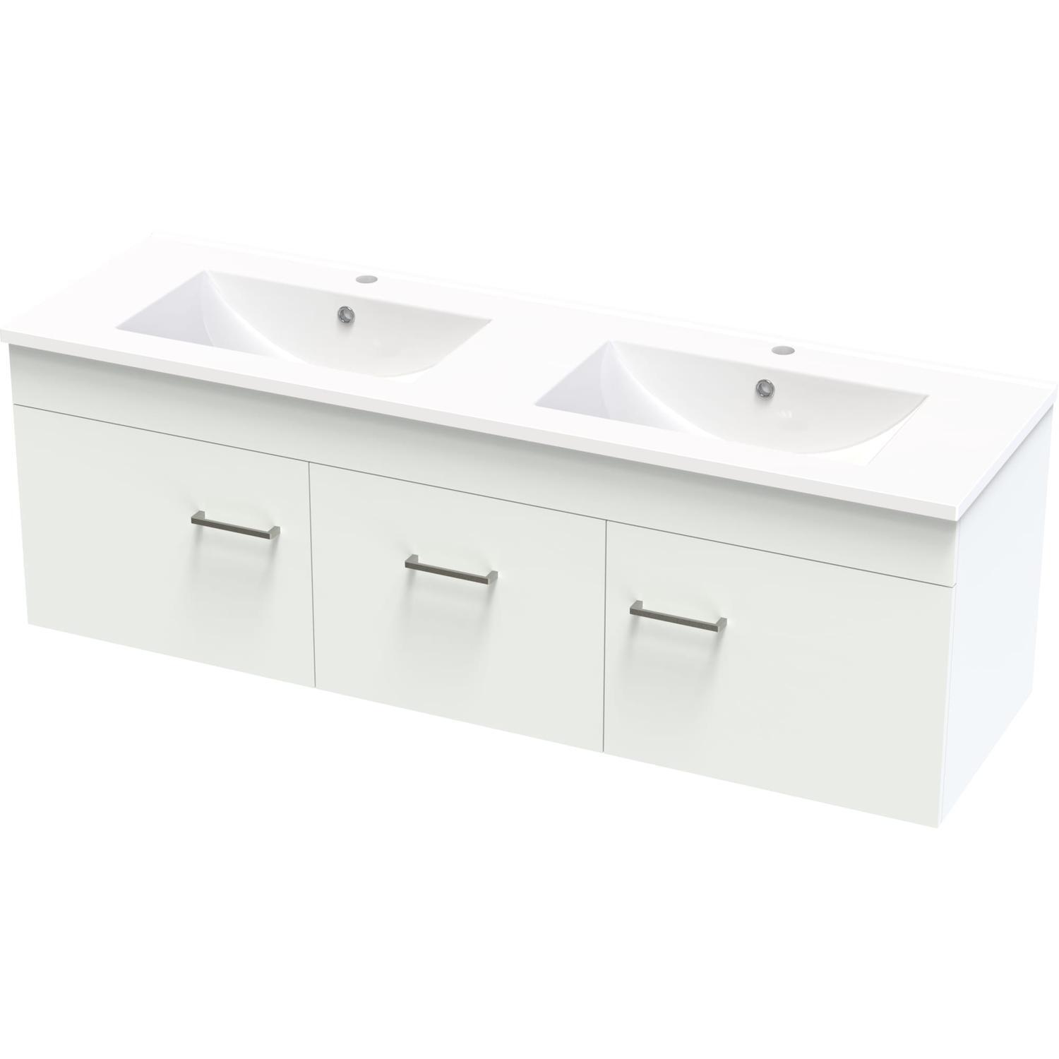 Classic Valley 1500Db Wall White Melamine