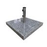 Granite Umbrella Base H: 365mm, W: 600mm, D: 600mm Grey