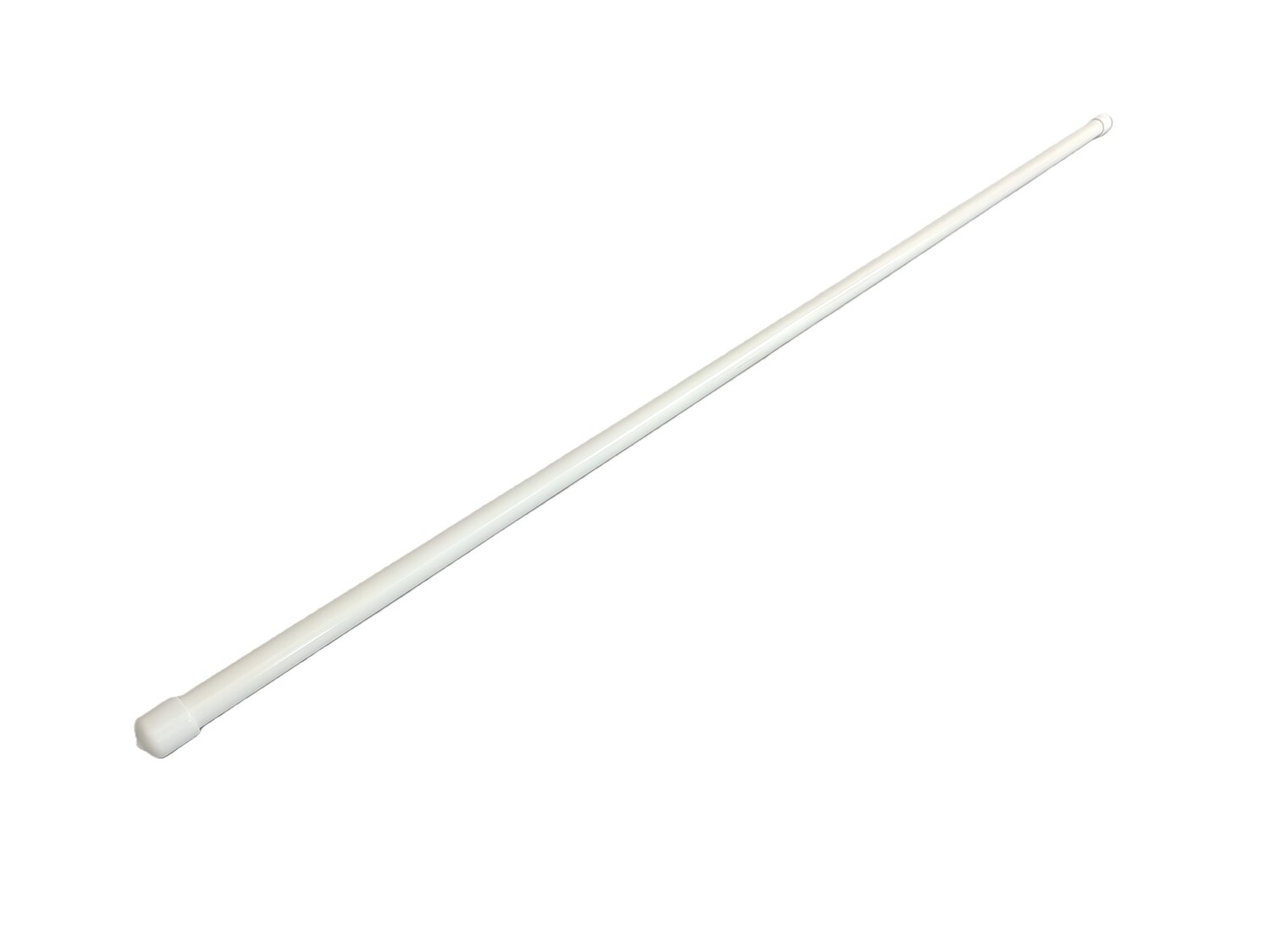 Wire Wardrobe Closet Rod with Cap 1200 mm
