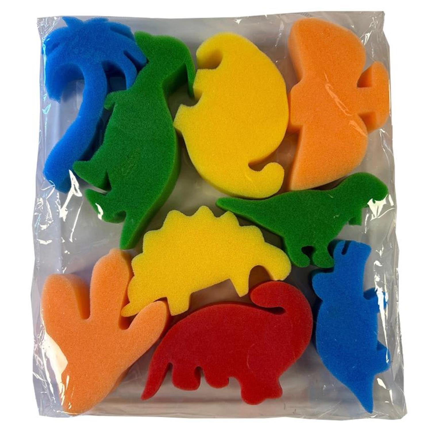 Sponge Painting Set Dinosours 9 piece