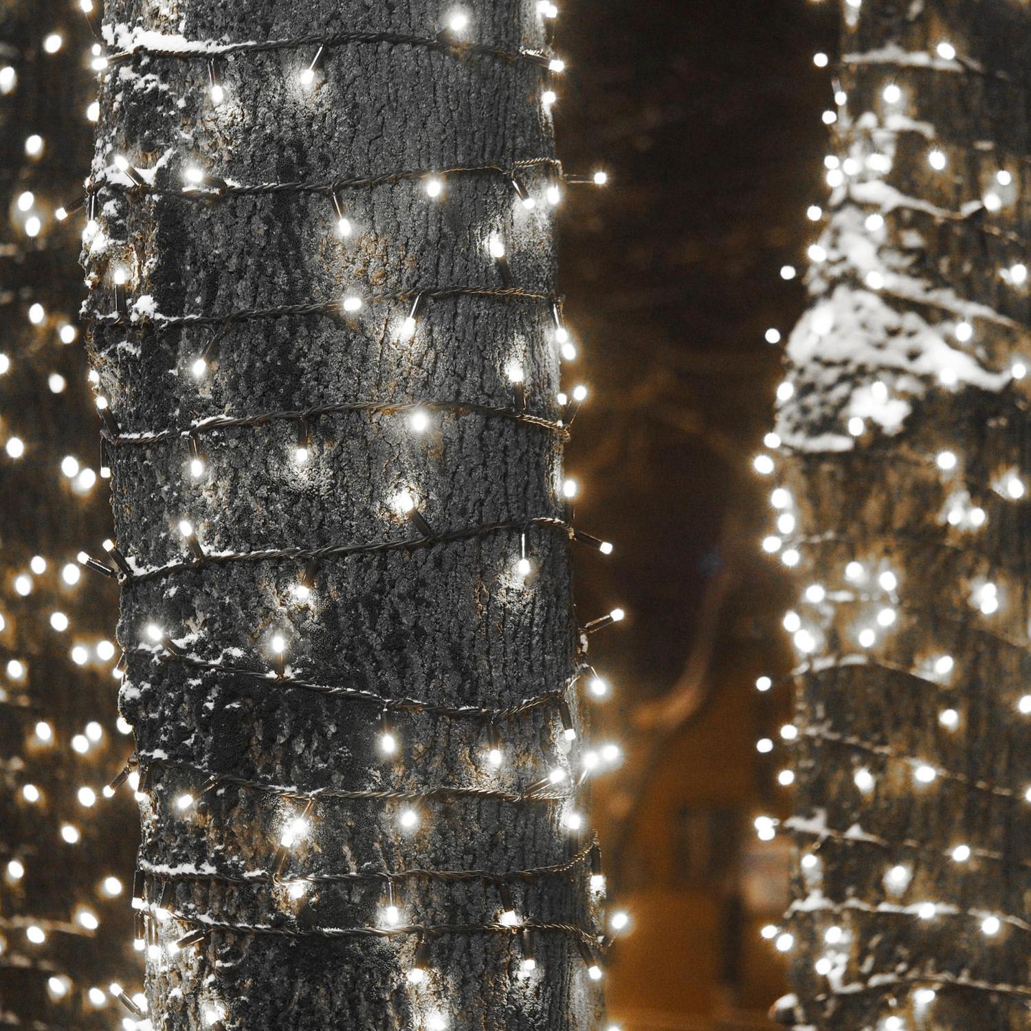 Solar Tree Lights 4 Branch 2M In Cool White