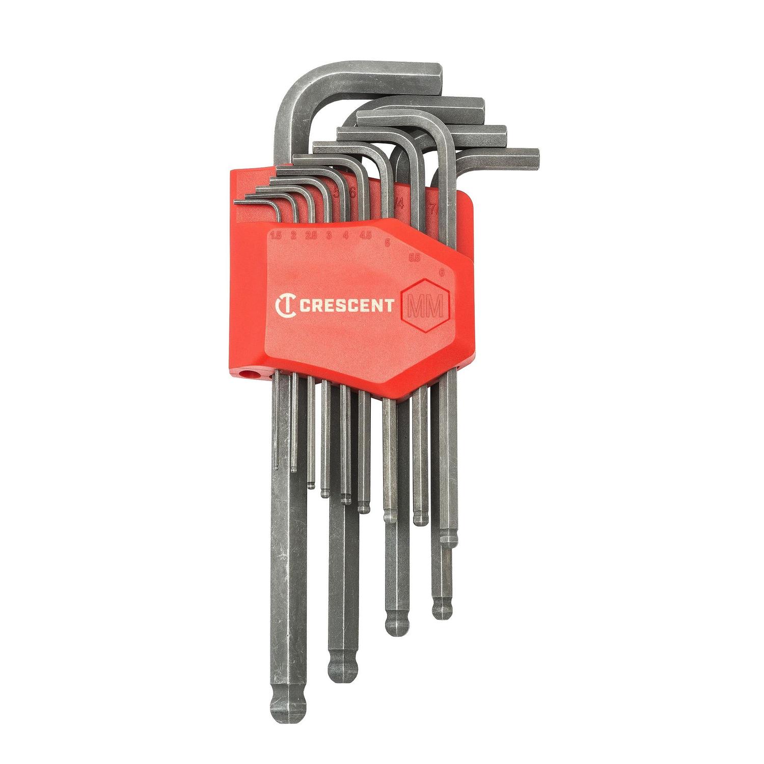 Crescent Ball End Metric Hex Key Set