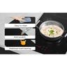 30cm Ceramic Cooktop Black Glass